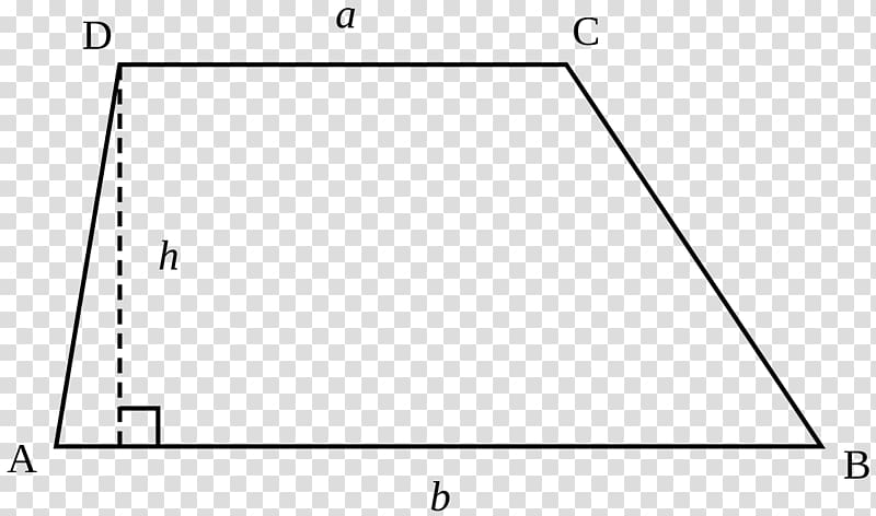 Trapezoid Triangle Area Parallel, abc geometry transparent background PNG clipart