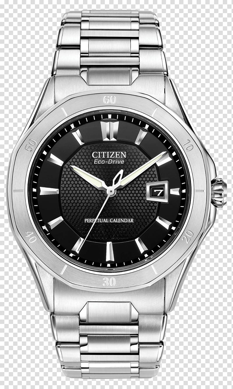 CITIZEN Men's Eco-Drive Perpetual Calendar Chronograph Watch Citizen Holdings, watch transparent background PNG clipart