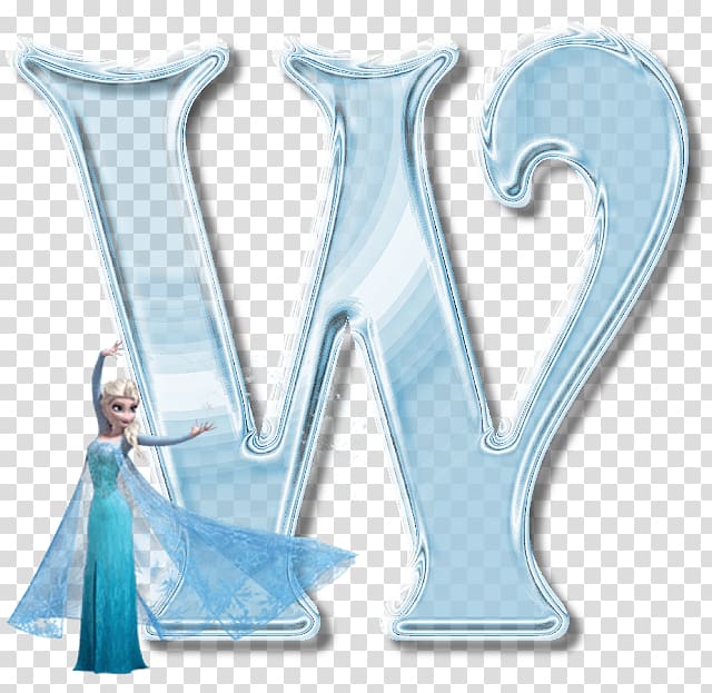 Alphabet Elsa Olaf Frozen Film Series Font, elsa transparent background PNG clipart