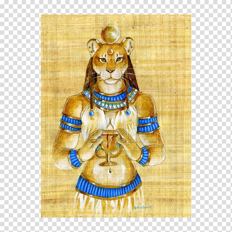 Ancient Egypt Sekhmet Egyptian mythology Goddess Bastet, Goddess transparent background PNG clipart