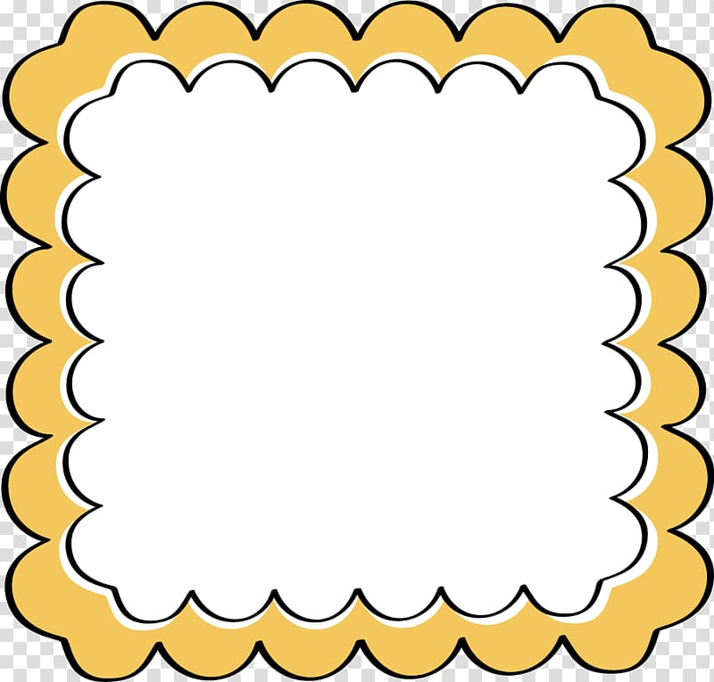 Borders and Frames frame Free content , Scallop Border transparent background PNG clipart
