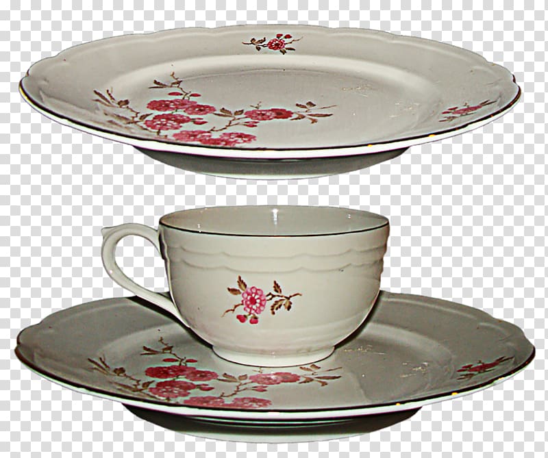 Coffee cup Teacup Plate Saucer Porcelain, teacup transparent background PNG clipart