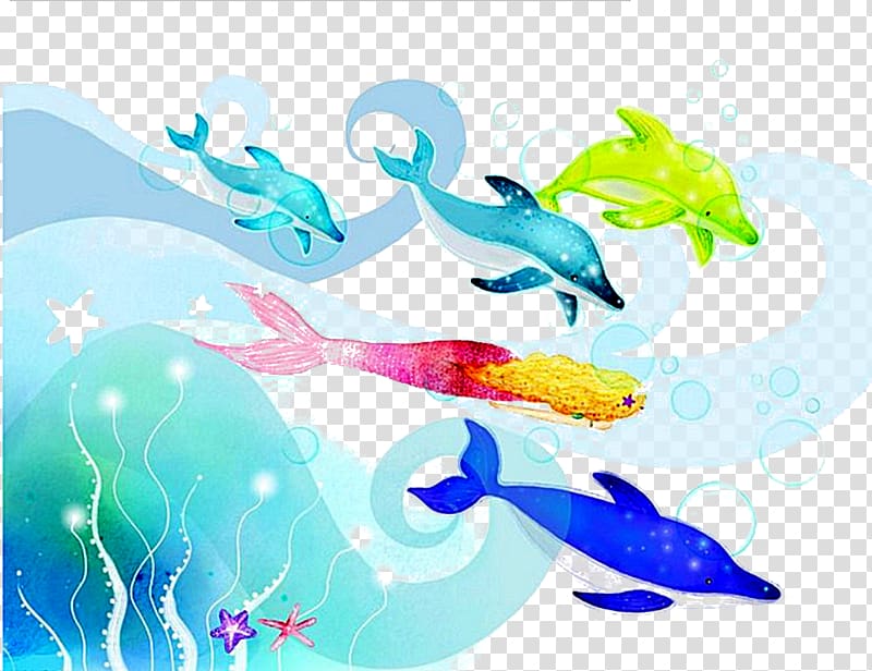 Fish Seabed, Dream cartoon whales transparent background PNG clipart