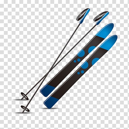 Skiing Skiboarding Ski pole, skis ski poles transparent background PNG clipart