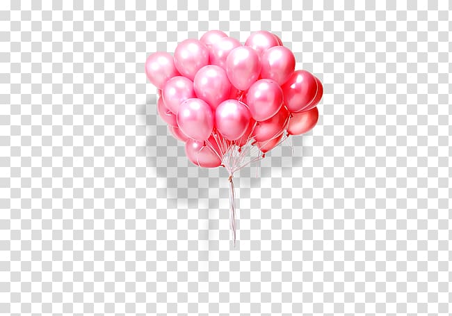 Balloon , Pink balloons transparent background PNG clipart