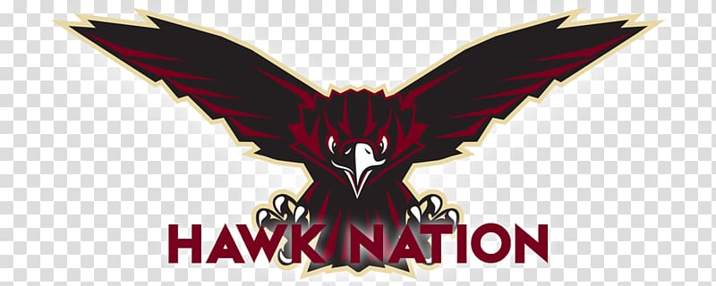 Skyhawk Logo Southridge High School Font, Hawk Wings transparent background PNG clipart