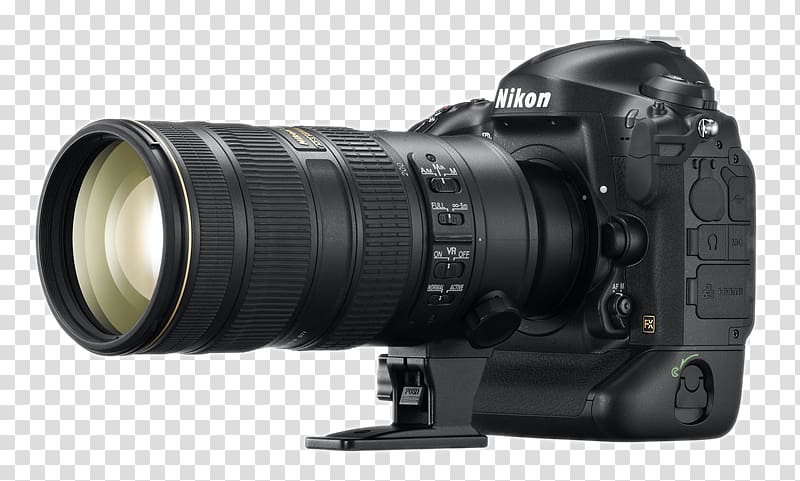 Nikon D4S Nikon D5 Nikon D800 Full-frame digital SLR, Camera transparent background PNG clipart