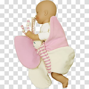 Blue Infant Pink Toddler Figurine, pink wig transparent background PNG clipart thumbnail