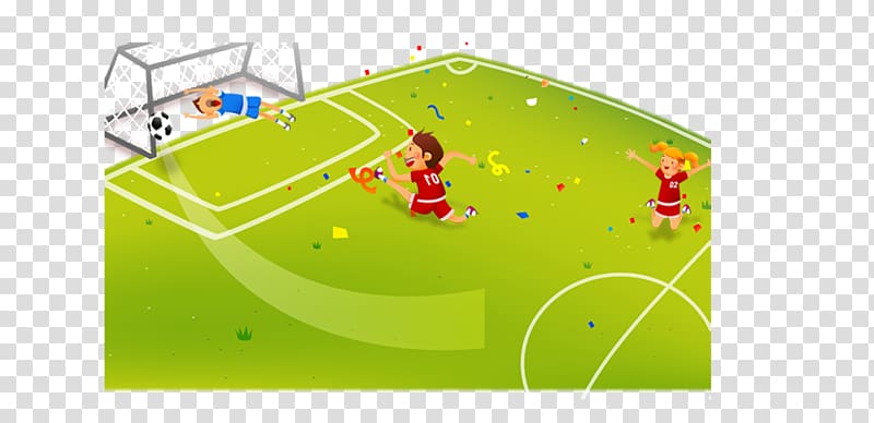 Football Sport , Cartoon soccer field transparent background PNG clipart