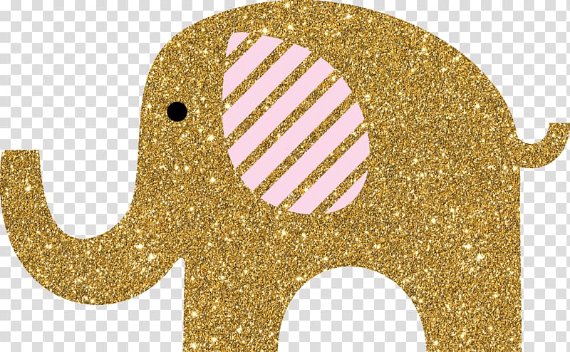 Gold Elephant , gold transparent background PNG clipart