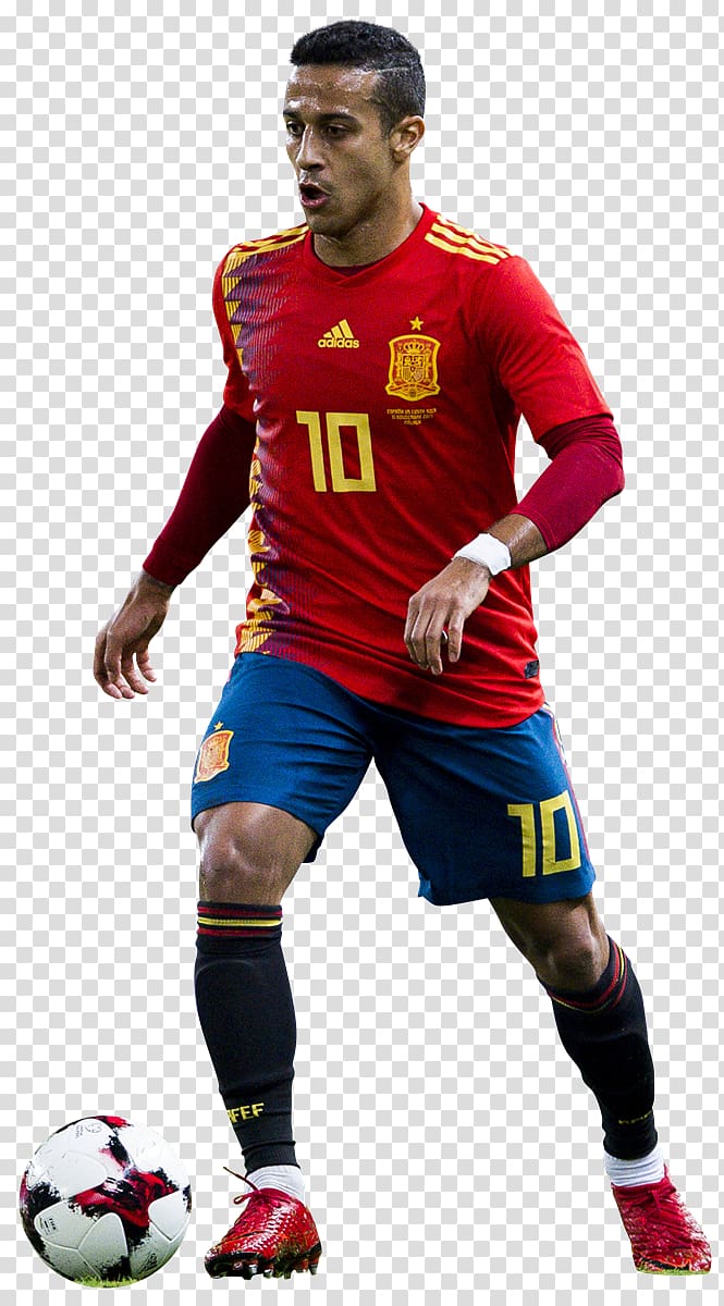 Thiago Alcántara Spain national football team Team sport Football player, football transparent background PNG clipart