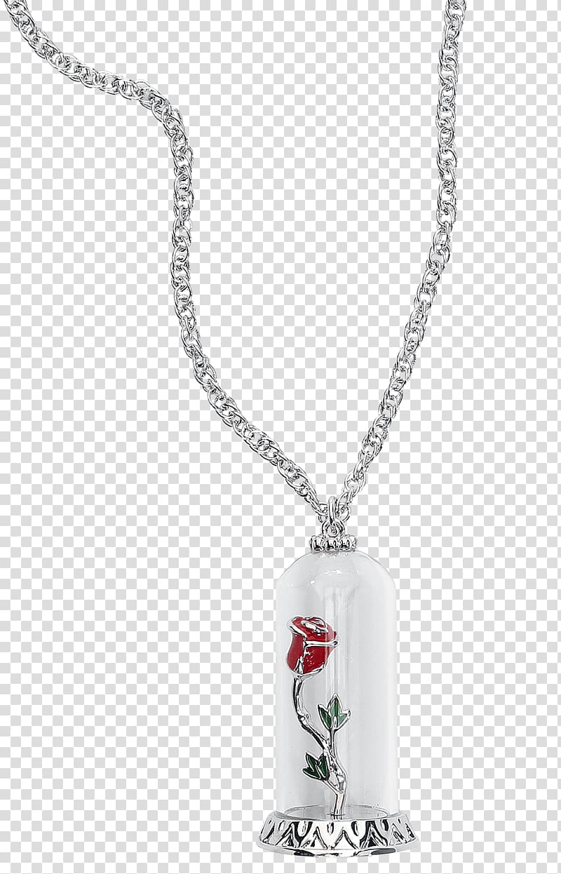 Belle Beauty and the Beast Necklace Jewellery, necklace transparent background PNG clipart