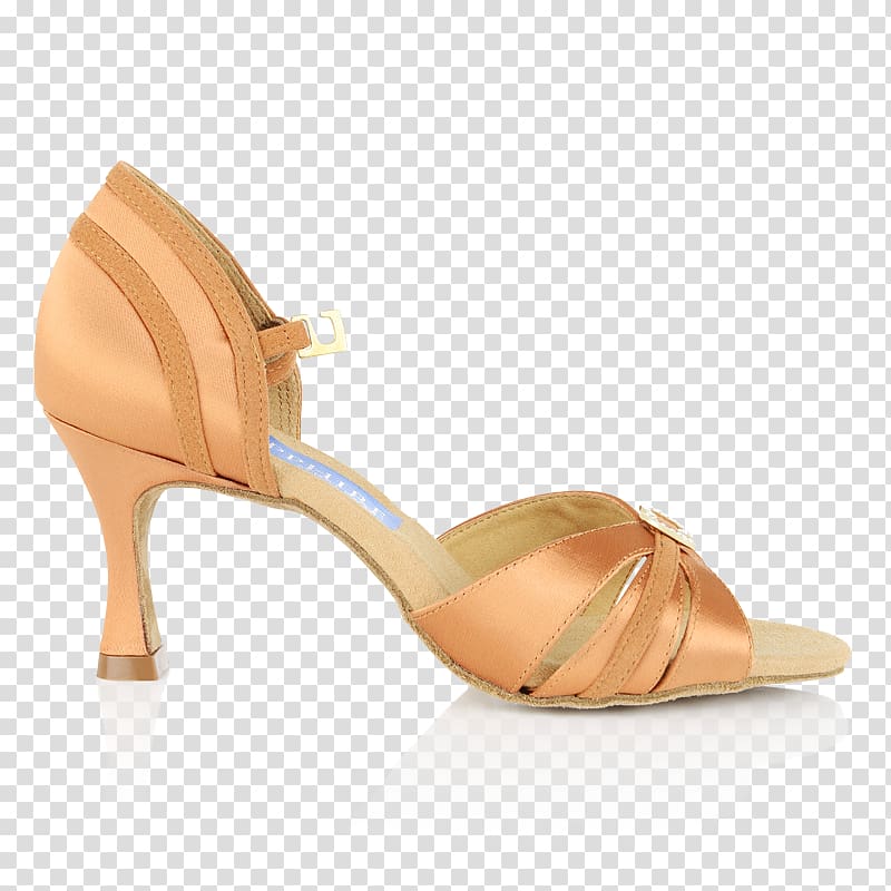 Buty taneczne Shoe Sandal Latin dance, Gold Chunky Heel Shoes for Women transparent background PNG clipart