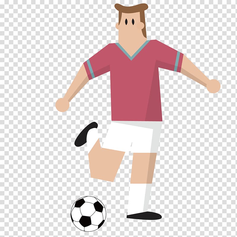 Cartoon , Football boy transparent background PNG clipart