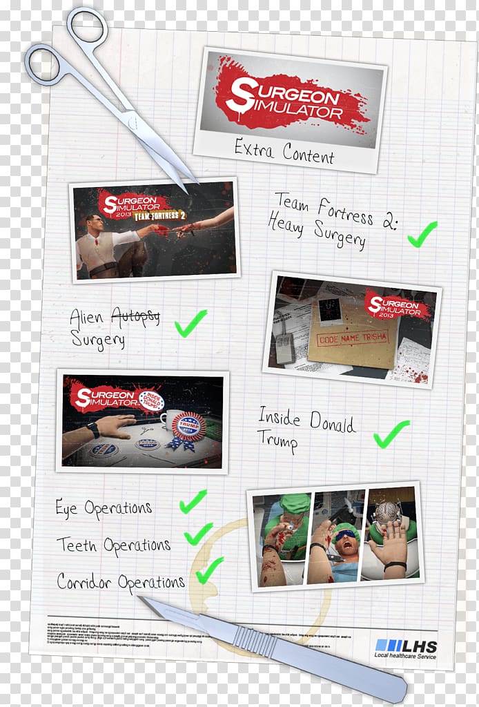 Surgeon Simulator Surgery Bossa Studios Game, Surgery Simulatordoctor transparent background PNG clipart