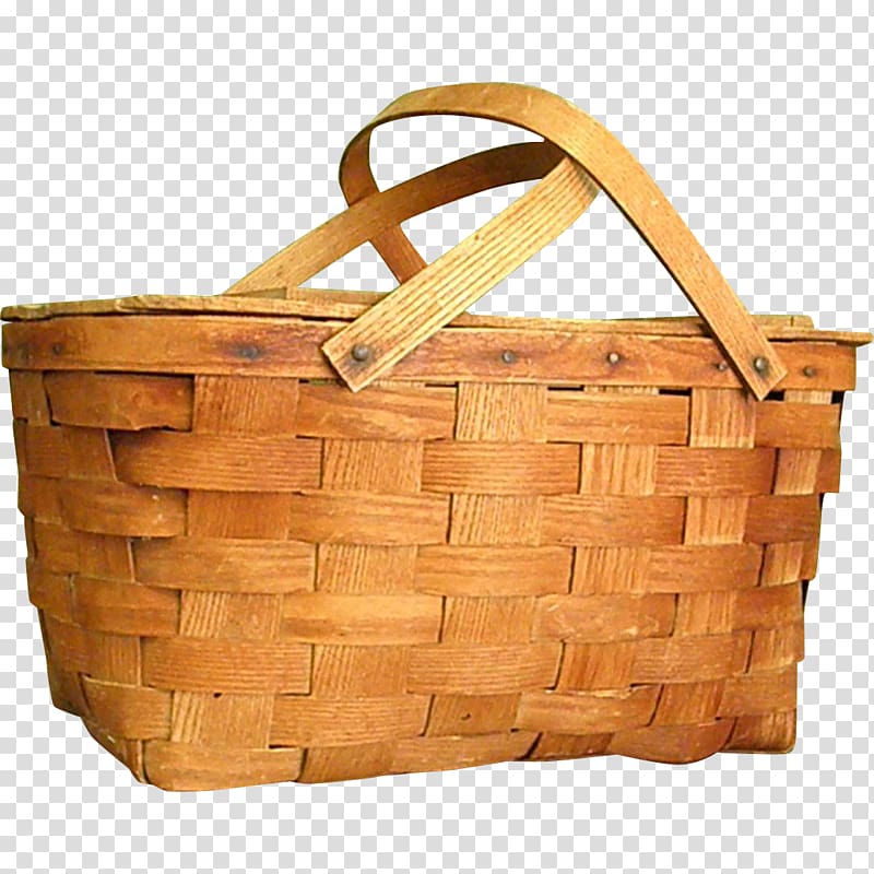 Picnic Baskets Wicker Kitchenware, picnic basket transparent background PNG clipart