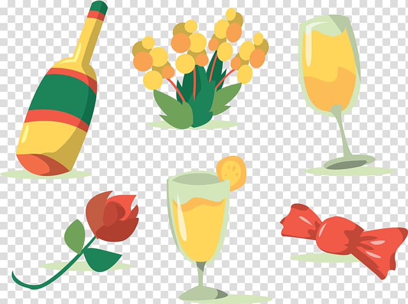 Mimosa Cocktail Euclidean , candy,Drink,rose transparent background PNG clipart