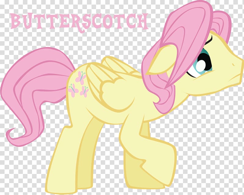 Butterscotch Fluttershy Pony Pinkie Pie Rainbow Dash, paper-cut art transparent background PNG clipart