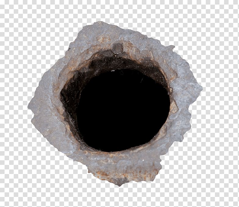 gray metal tool illustration, Bullet Shot Hole transparent background PNG clipart