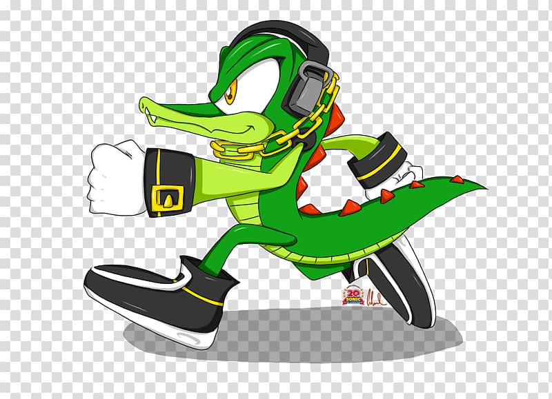 the Crocodile Sonic the Hedgehog Sonic Heroes Espio the Chameleon Charmy Bee, crocodile transparent background PNG clipart