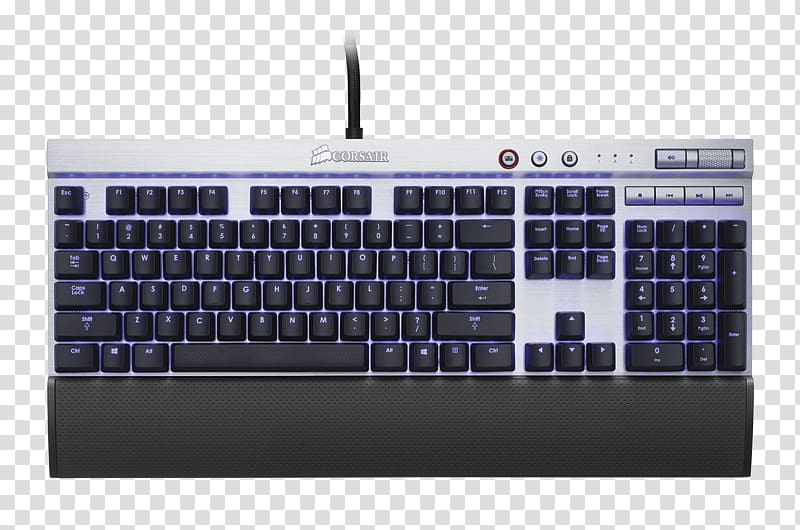 Computer keyboard Computer Cases & Housings Corsair Components Gaming keypad Corsair Vengeance K70, cherry transparent background PNG clipart