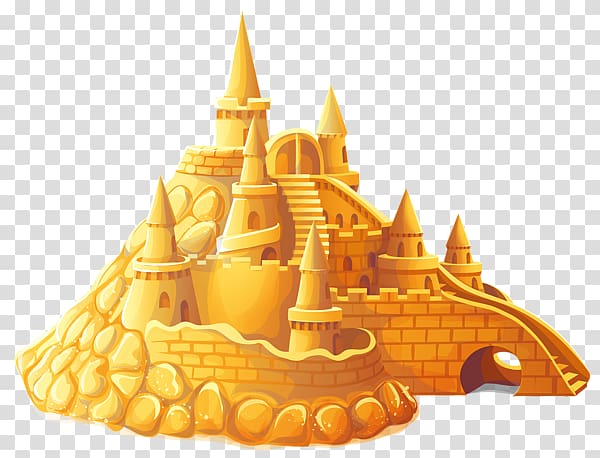 Sand art and play , castle transparent background PNG clipart
