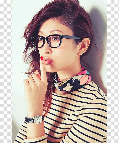 Yu Yamada Glasses Japan Model Fashion, glasses transparent background PNG clipart