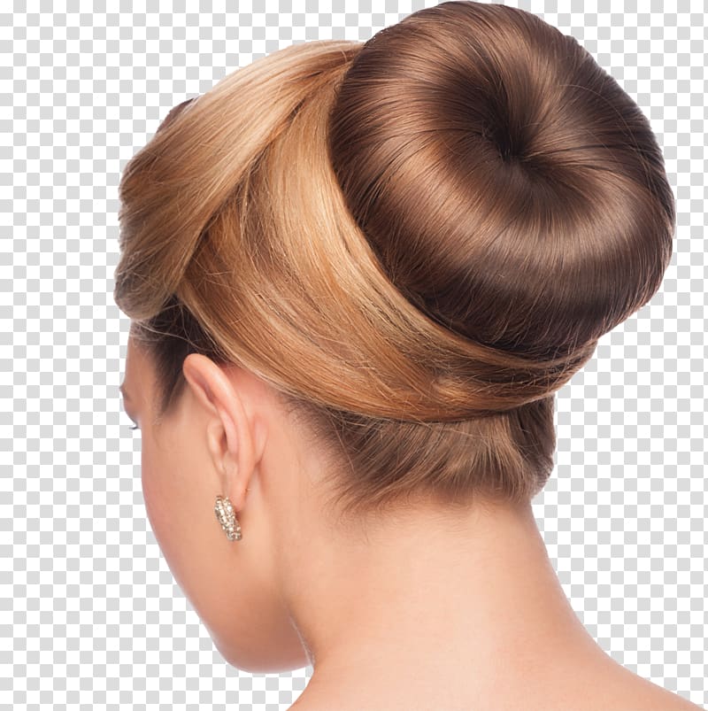 Bun Hair tie Hairstyle Updo French twist, pouring transparent background PNG clipart