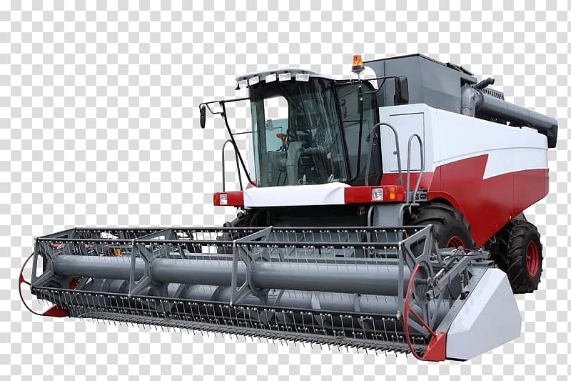 Combine Harvester King Agriculture, tractor transparent background PNG clipart