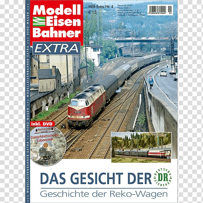 Rail transport modelling Der Modelleisenbahner railroad Train, train transparent background PNG clipart