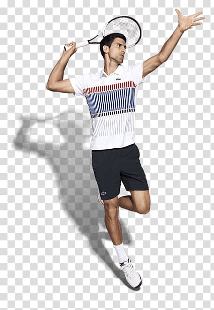 T-shirt Sportswear Lacoste Tennis player, novak djokovic transparent background PNG clipart