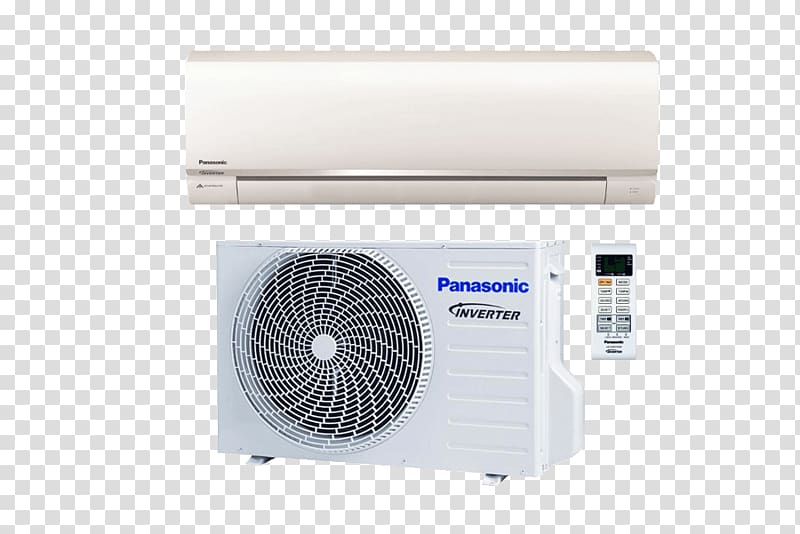 Air conditioning Power Inverters Panasonic Air conditioner, Ventilation transparent background PNG clipart