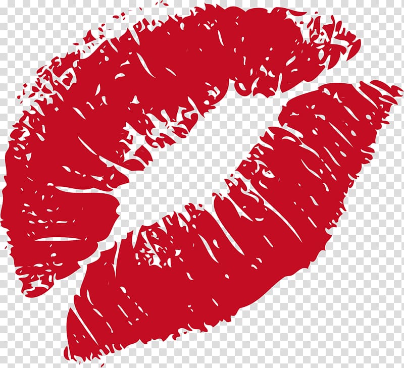 Lipstick Cosmetics , Red kisses transparent background PNG clipart