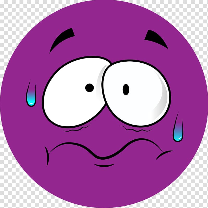 Face Confusion , purple transparent background PNG clipart