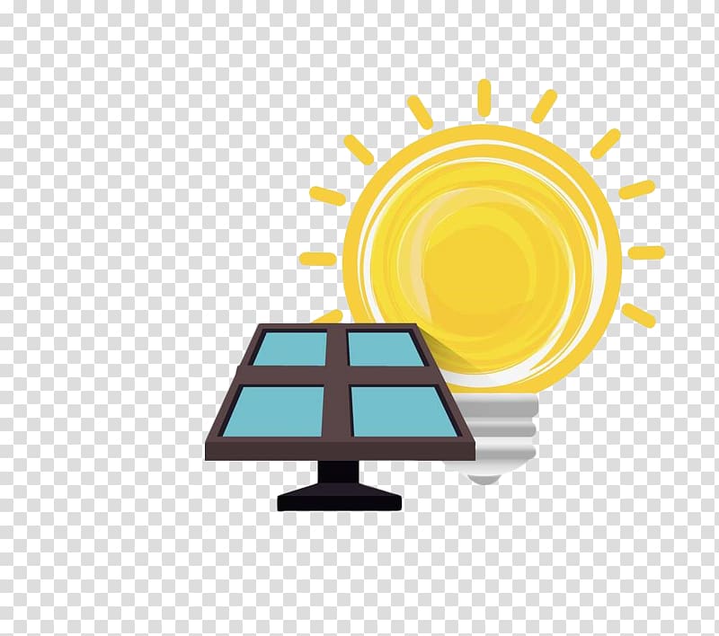hand painted flat voltaic panels transparent background PNG clipart