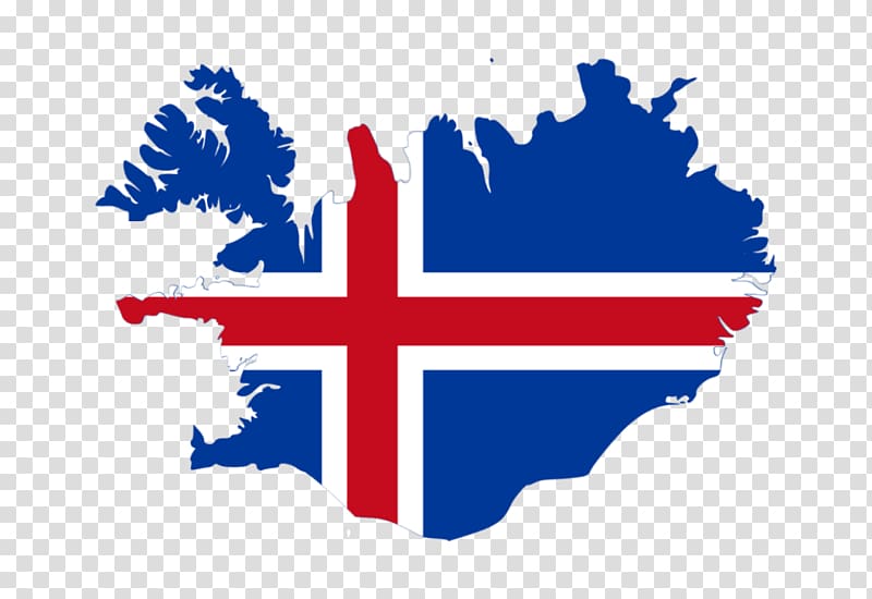 Flag of Iceland Silhouette, Silhouette transparent background PNG clipart
