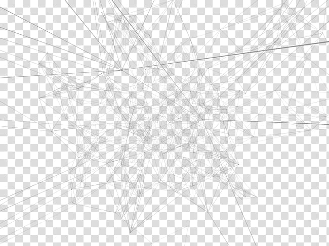 White Symmetry Structure Sketch, Technological sense of geometric lines transparent background PNG clipart