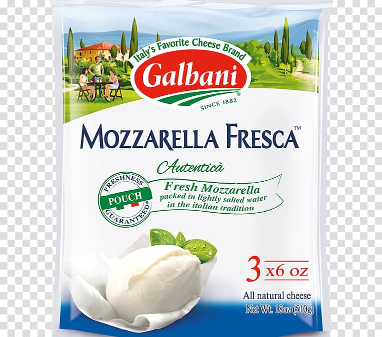Italian cuisine Milk Mozzarella Cream Galbani, milk transparent background PNG clipart