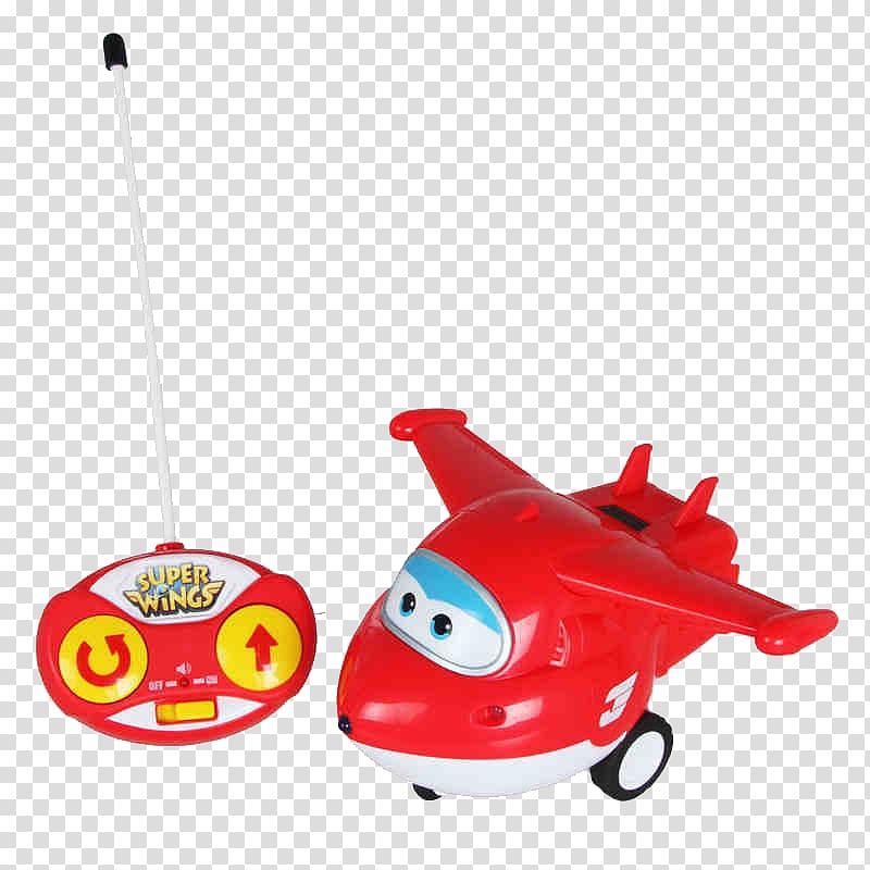 red aeroplane toy