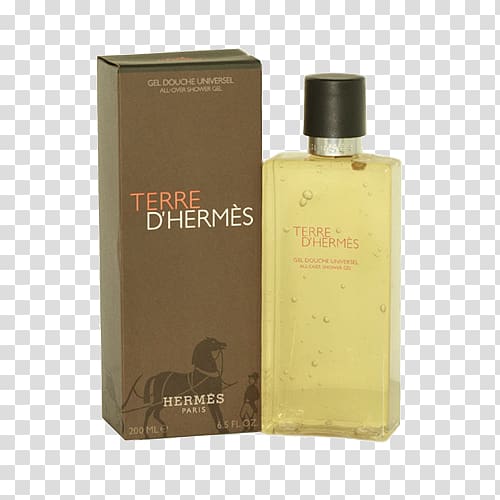 Perfume Terre d\'Hermès Shower gel Parfumerie, shower-gel transparent background PNG clipart