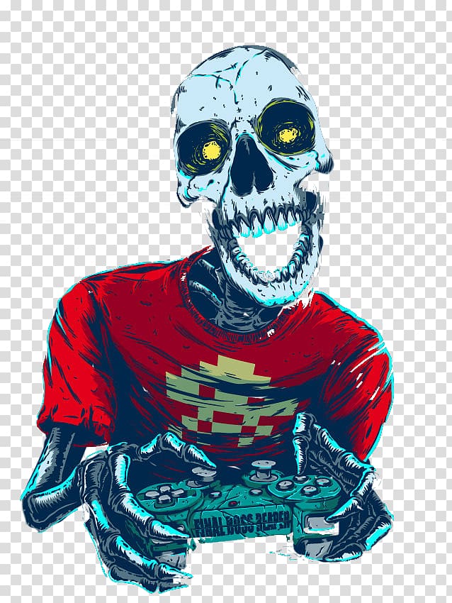 skeleton in red shirt illustration, T-shirt Art Drawing Illustration, Skeleton transparent background PNG clipart