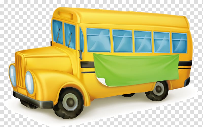 School bus Illustration, school bus transparent background PNG clipart