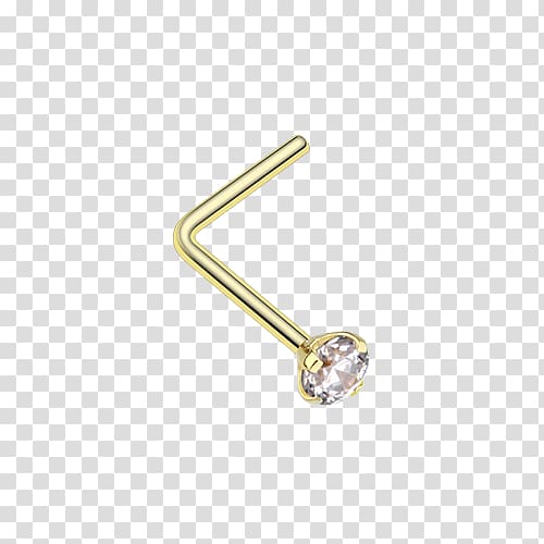 Nose piercing Earring Body piercing Body Jewellery, nose transparent background PNG clipart