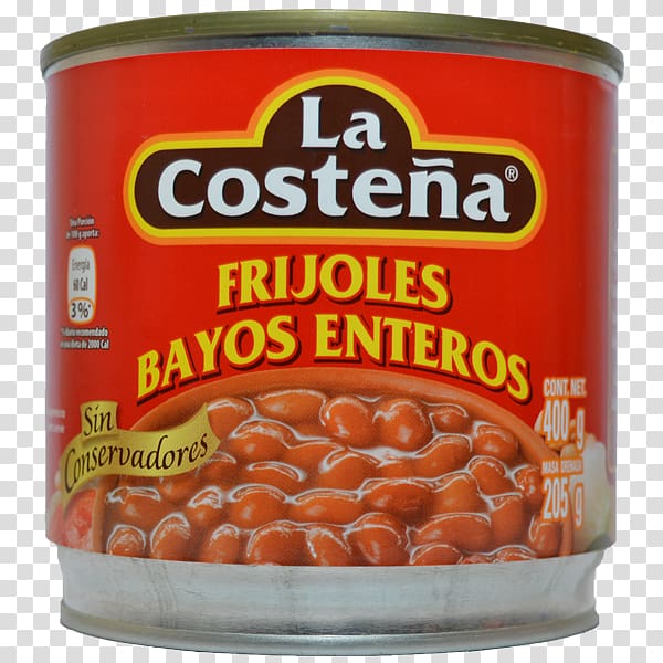 Refried beans Frijoles charros Mexican cuisine Nachos La Costeña, frijoles transparent background PNG clipart