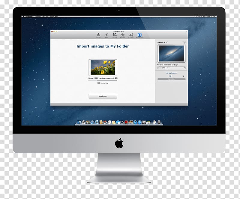 iMac Intel Core i5 Hard disk drive Desktop computer Intel Core i7, Monitor transparent background PNG clipart