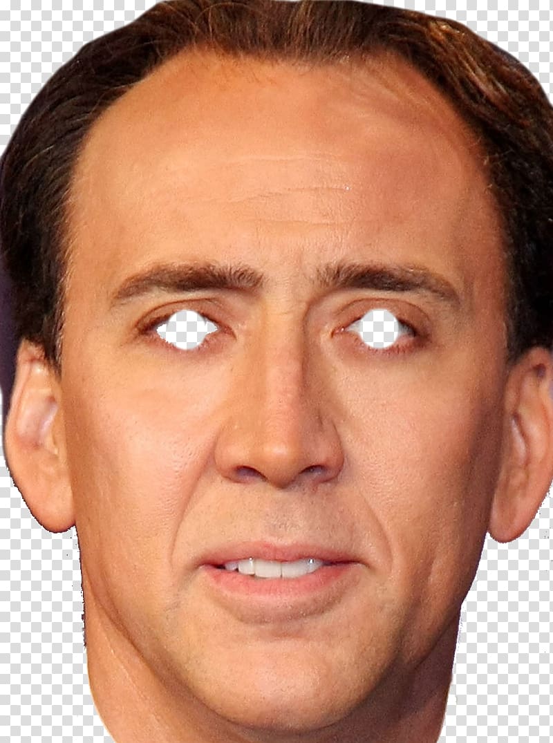 Nicolas Cage Actor YouTube Ridiculous, Face transparent background PNG clipart