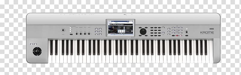 Korg MS-20 KORG Krome 61 Music workstation Sound Synthesizers, keyboard transparent background PNG clipart