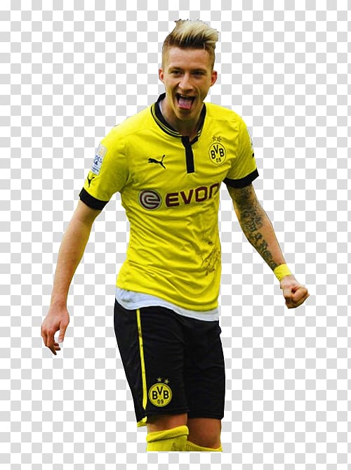 Marco Reus Borussia Dortmund Football player T-shirt Juventus F.C., Marco Reus transparent background PNG clipart