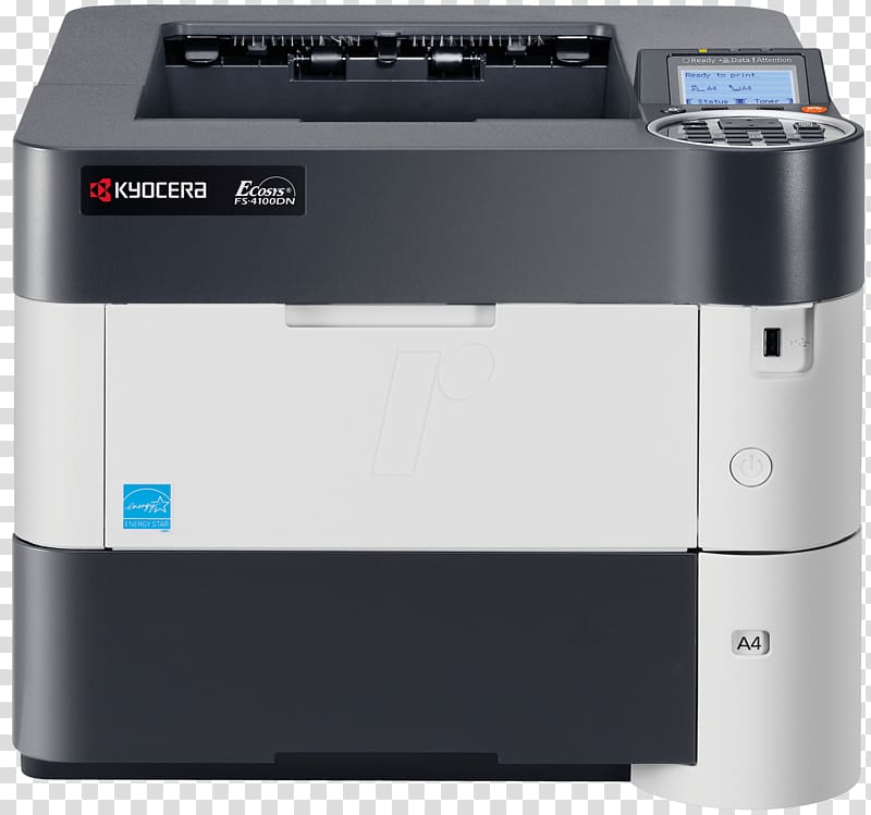Kyocera Document Solutions Multi-function printer Laser printing, printer transparent background PNG clipart