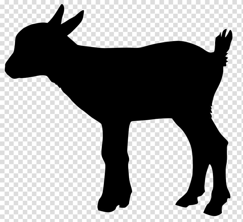 Sheep Goat Cattle Silhouette, animal silhouettes transparent background PNG clipart